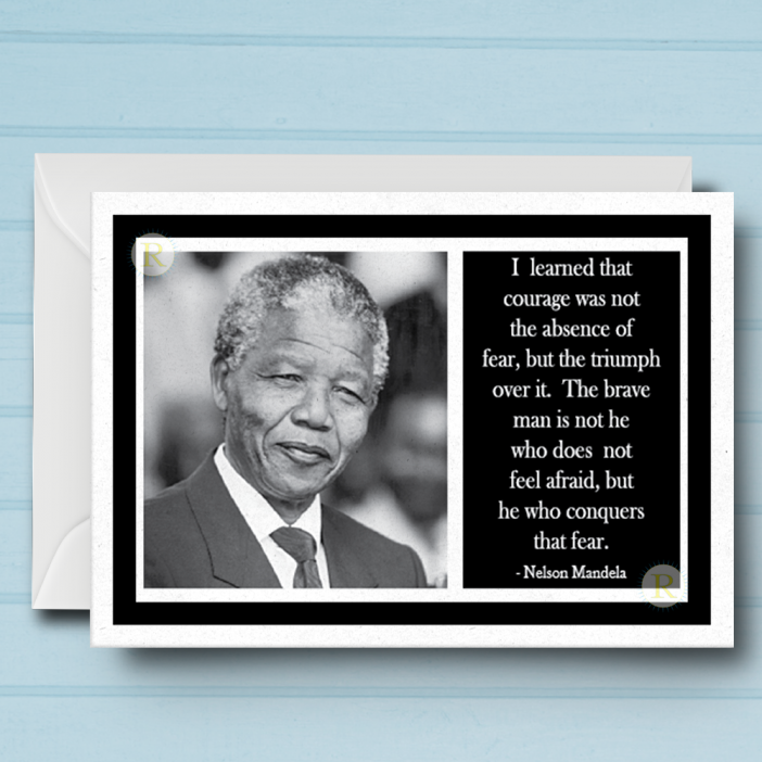 Nelson Mandela Card